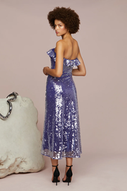 Sexy off-the-Shoulder Sequined Party Dress