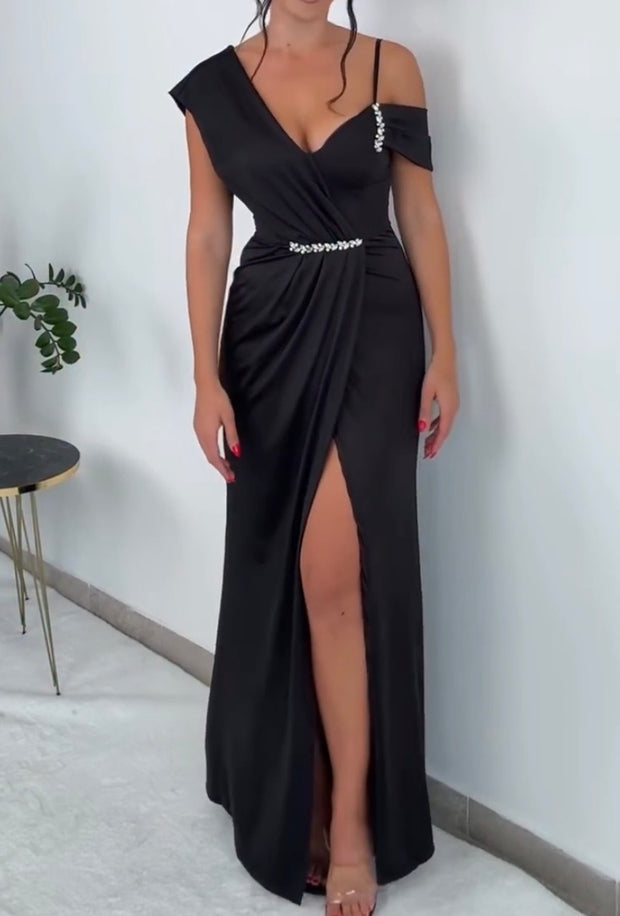 Sexy V-neck Elegant Slim Dress