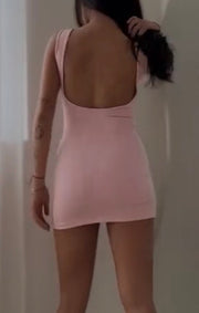 Camisole Fashion Square Collar Mini Dress