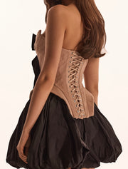 Hollow out Chest Cover Top Sexy Slim Fit Skirt Suit