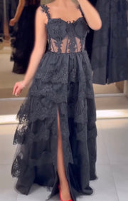 Sexy Temperament Mesh Camisole Dress