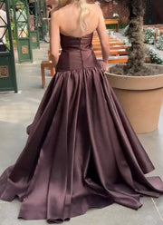 Fashionable Noble Elegant Sleeveless Dress Tube Top Dress