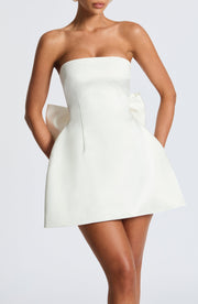 Abbey Mini Dress - Ivory