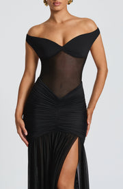 Alaia Maxi Dress - Black
