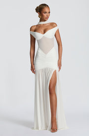 Alaia Maxi Dress - Ivory