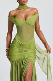 Alaia Maxi Dress - Olive