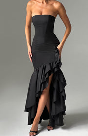 Angelina Maxi Dress - Black