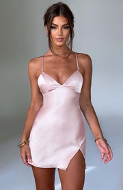 Avril Mini Dress - Blush