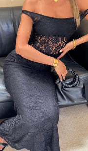 Fashion Sexy Backless See-through Sheath Dress