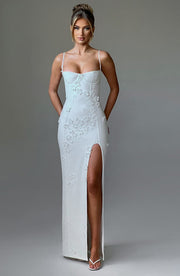 Dalary Maxi Dress - Ivory Lined