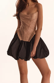 Hollow out Chest Cover Top Sexy Slim Fit Skirt Suit