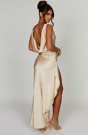 Marilyn Maxi Dress - Champagne