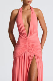 Melania Maxi Dress - Coral Pink