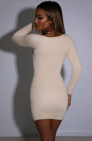 Nada Mini Dress - Beige