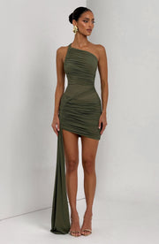 Shazia Mini Dress - Khaki